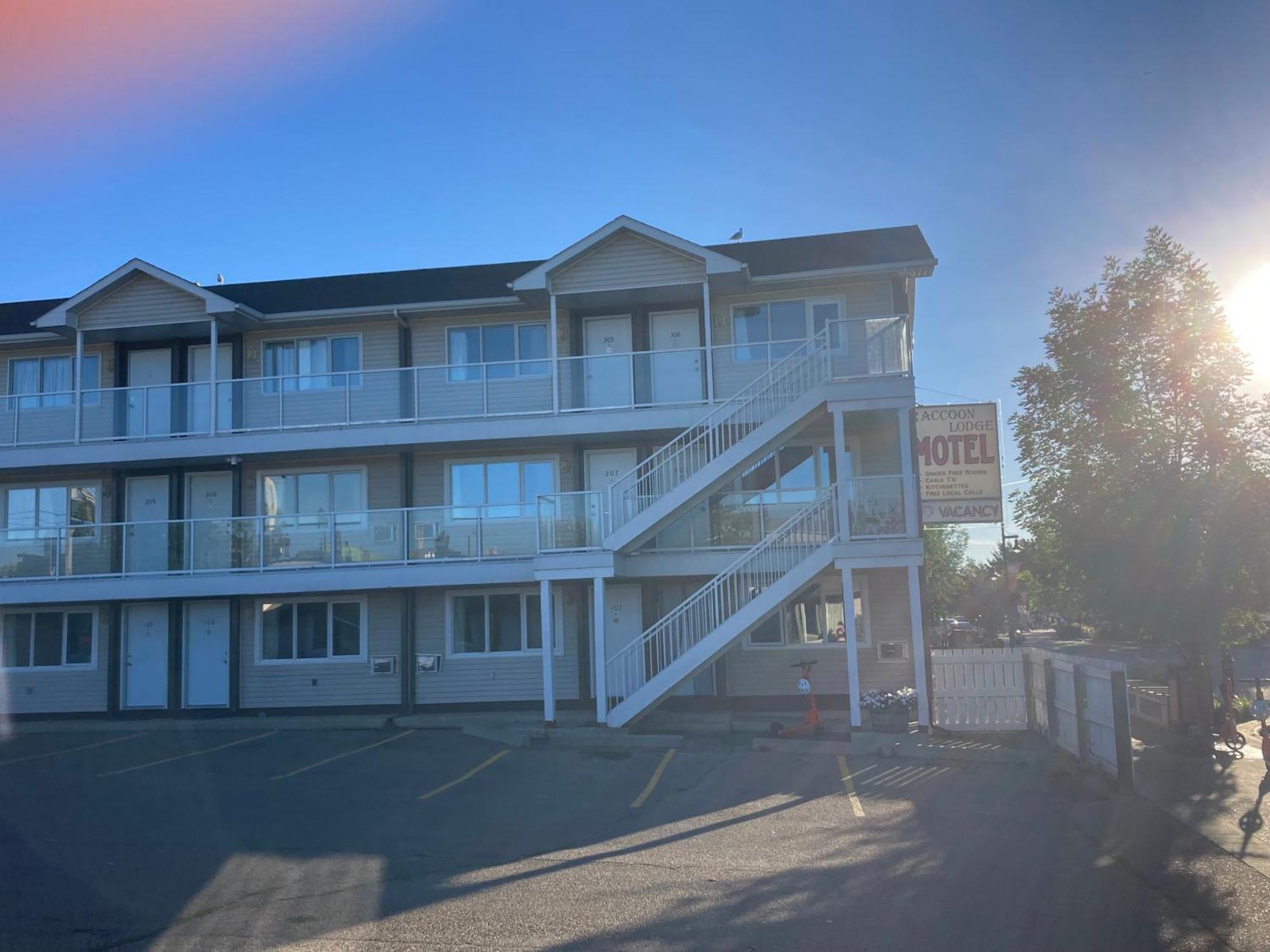 Raccoon Lodge Motel Sylvan Lake Exterior foto